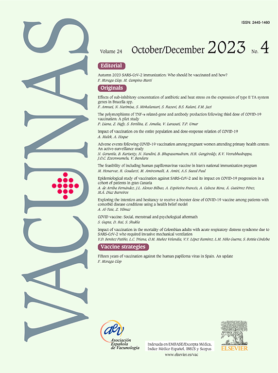 Go to journal home page - Vacunas (English Edition)